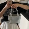 1 (7) Popular Fashion Simple Versatile Ladies Bag Commuting Large Capacity Crossbody Handbag Shoulder Bag Bucket Bag