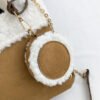 Fashionable Versatile Furry Handbags For Women Autumn Winter Chain Cute Shoulder Messenger Bag