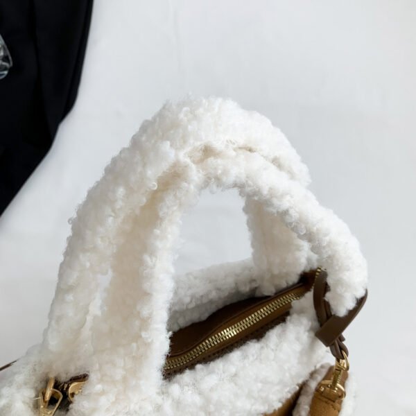 Fashionable Versatile Furry Handbags For Women Autumn Winter Chain Cute Shoulder Messenger Bag