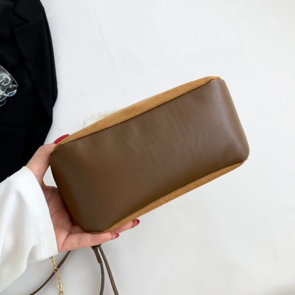 Fashionable Versatile Furry Handbags For Women Autumn Winter Chain Cute Shoulder Messenger Bag