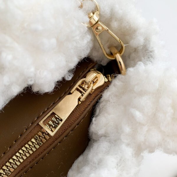 Fashionable Versatile Furry Handbags For Women Autumn Winter Chain Cute Shoulder Messenger Bag