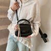 Korean Ins Fashion Hand-Held Saddle Bag Summer Simple Versatile Shoulder Bag High-End Messenger Bag