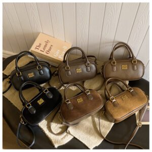 Retro Boston Portable Pillow Bag Women 2025 Autumn And Winter New All-Match Shoulder Messenger Bag