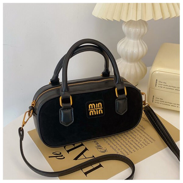 10 (12) Retro Boston Portable Pillow Bag Women 2025 Autumn And Winter New All-Match Shoulder Messenger Bag