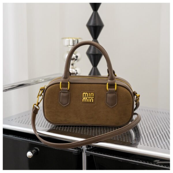10 (25) Retro Boston Portable Pillow Bag Women 2025 Autumn And Winter New All-Match Shoulder Messenger Bag
