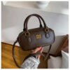 10 (34) Retro Boston Portable Pillow Bag Women 2025 Autumn And Winter New All-Match Shoulder Messenger Bag
