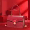 Large Capacity Red Handbag