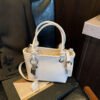 2 (1) Popular Fashion Simple Versatile Ladies Bag Commuting Large Capacity Crossbody Handbag Shoulder Bag Bucket Bag