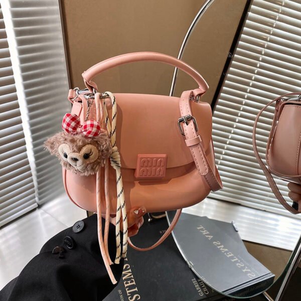 Korean Ins Fashion Hand-Held Saddle Bag Summer Simple Versatile Shoulder Bag High-End Messenger Bag