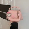 Korean Ins Fashion Hand-Held Saddle Bag Summer Simple Versatile Shoulder Bag High-End Messenger Bag
