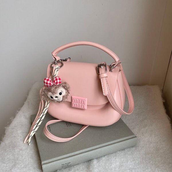 Korean Ins Fashion Hand-Held Saddle Bag Summer Simple Versatile Shoulder Bag High-End Messenger Bag