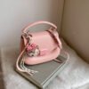 Korean Ins Fashion Hand-Held Saddle Bag Summer Simple Versatile Shoulder Bag High-End Messenger Bag