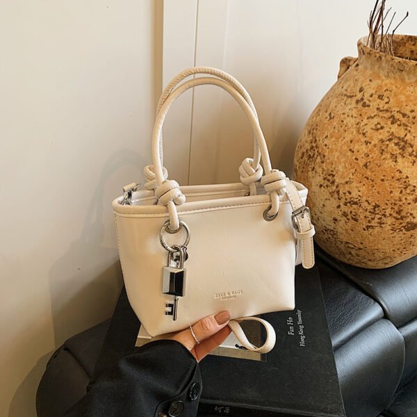 2 (12) Popular Fashion Simple Versatile Ladies Bag Commuting Large Capacity Crossbody Handbag Shoulder Bag Bucket Bag