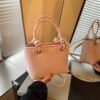 2 (19) Popular Fashion Simple Versatile Ladies Bag Commuting Large Capacity Crossbody Handbag Shoulder Bag Bucket Bag