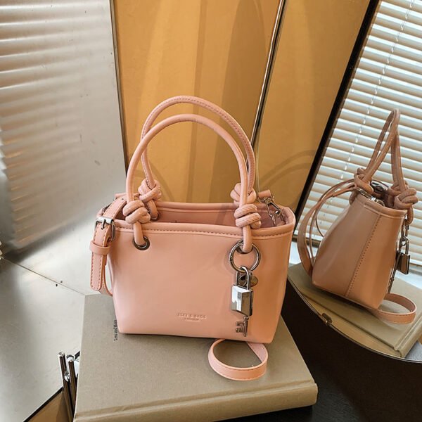 2 (21) Popular Fashion Simple Versatile Ladies Bag Commuting Large Capacity Crossbody Handbag Shoulder Bag Bucket Bag