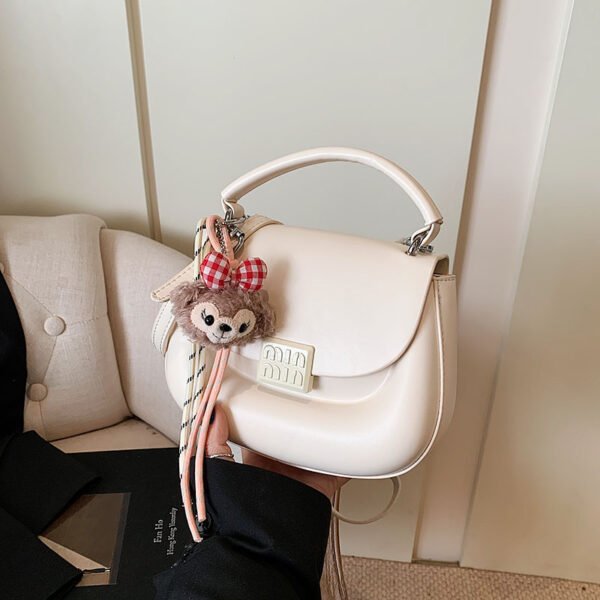 Korean Ins Fashion Hand-Held Saddle Bag Summer Simple Versatile Shoulder Bag High-End Messenger Bag