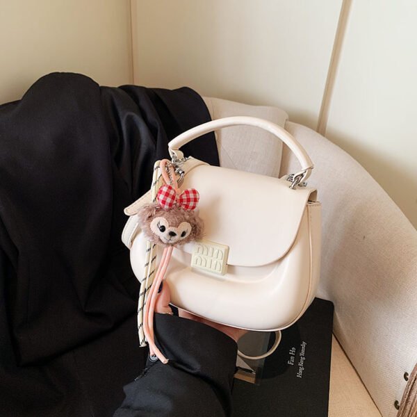 Korean Ins Fashion Hand-Held Saddle Bag Summer Simple Versatile Shoulder Bag High-End Messenger Bag