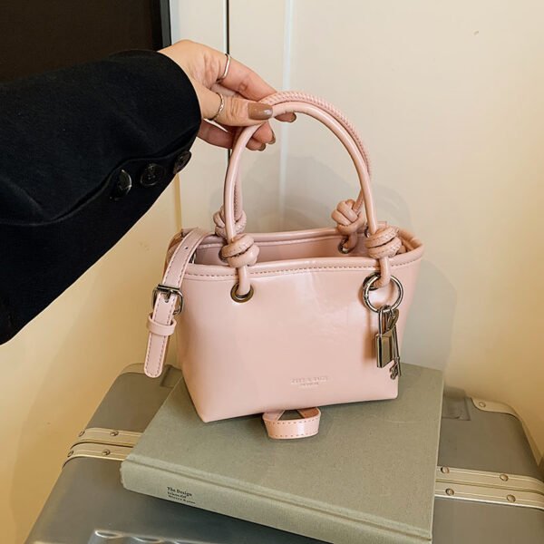 2 (36) Popular Fashion Simple Versatile Ladies Bag Commuting Large Capacity Crossbody Handbag Shoulder Bag Bucket Bag