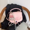 Korean Ins Fashion Hand-Held Saddle Bag Summer Simple Versatile Shoulder Bag High-End Messenger Bag