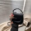 Korean Ins Fashion Hand-Held Saddle Bag Summer Simple Versatile Shoulder Bag High-End Messenger Bag