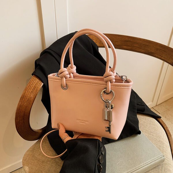 2 (44) Popular Fashion Simple Versatile Ladies Bag Commuting Large Capacity Crossbody Handbag Shoulder Bag Bucket Bag