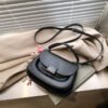 Korean Ins Fashion Hand-Held Saddle Bag Summer Simple Versatile Shoulder Bag High-End Messenger Bag