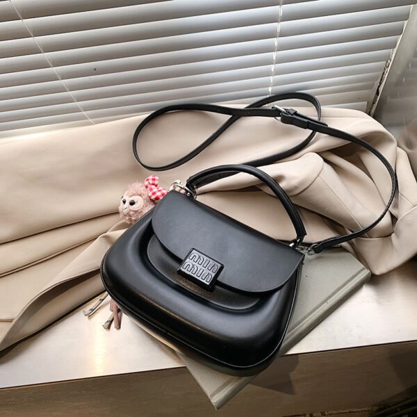 Korean Ins Fashion Hand-Held Saddle Bag Summer Simple Versatile Shoulder Bag High-End Messenger Bag