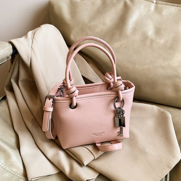 2 (52) Popular Fashion Simple Versatile Ladies Bag Commuting Large Capacity Crossbody Handbag Shoulder Bag Bucket Bag