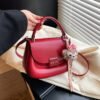 Korean Ins Fashion Hand-Held Saddle Bag Summer Simple Versatile Shoulder Bag High-End Messenger Bag