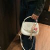 Korean Ins Fashion Hand-Held Saddle Bag Summer Simple Versatile Shoulder Bag High-End Messenger Bag
