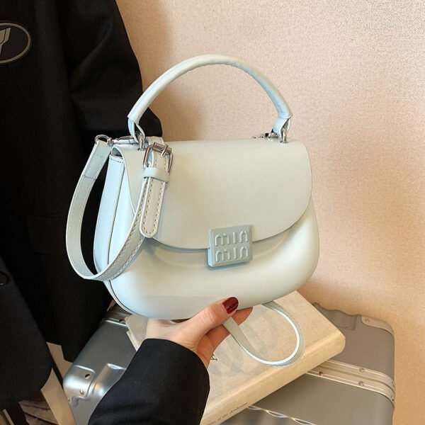 Korean Ins Fashion Hand-Held Saddle Bag Summer Simple Versatile Shoulder Bag High-End Messenger Bag