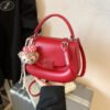 Korean Ins Fashion Hand-Held Saddle Bag Summer Simple Versatile Shoulder Bag High-End Messenger Bag