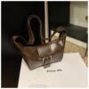 Autumn Winter Retro Niche Design One-Shoulder Crossbody Commuter Dumpling Bag