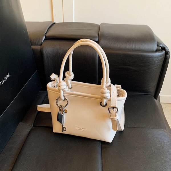 2 (7) Popular Fashion Simple Versatile Ladies Bag Commuting Large Capacity Crossbody Handbag Shoulder Bag Bucket Bag