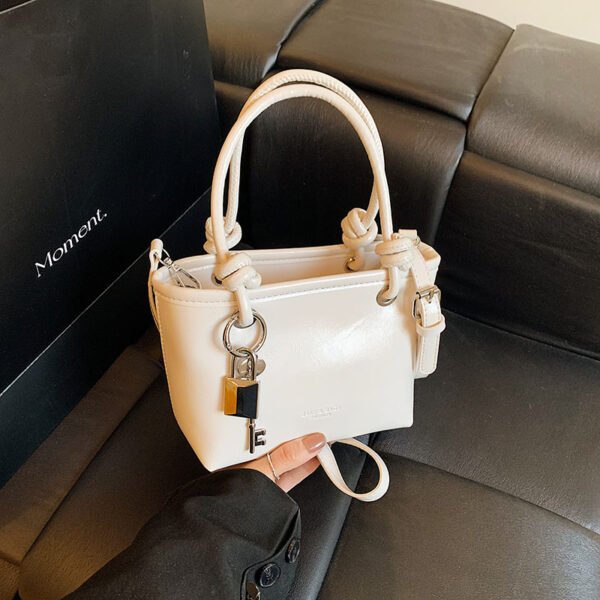 2 (9) Popular Fashion Simple Versatile Ladies Bag Commuting Large Capacity Crossbody Handbag Shoulder Bag Bucket Bag