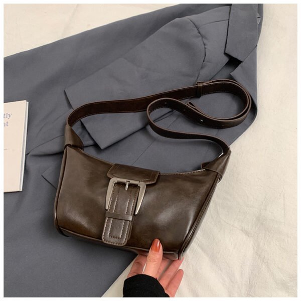 Autumn Winter Retro Niche Design One-Shoulder Crossbody Commuter Dumpling Bag