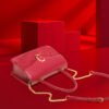 Large Capacity Red Handbag
