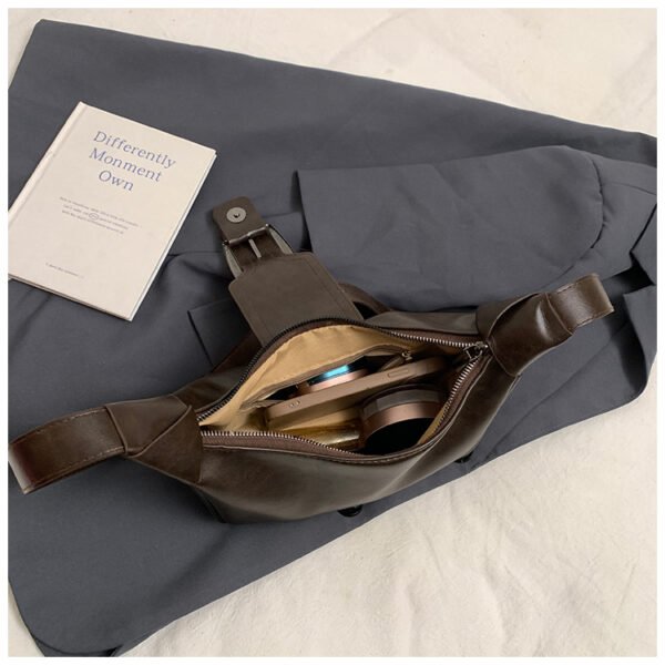 Autumn Winter Retro Niche Design One-Shoulder Crossbody Commuter Dumpling Bag