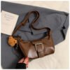 Autumn Winter Retro Niche Design One-Shoulder Crossbody Commuter Dumpling Bag