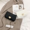 Bags Women's Messenger Bags Diamond Chain Pu Women's Bags Fashionable All-Match Small Square Bag Ladies Shoulder Bag