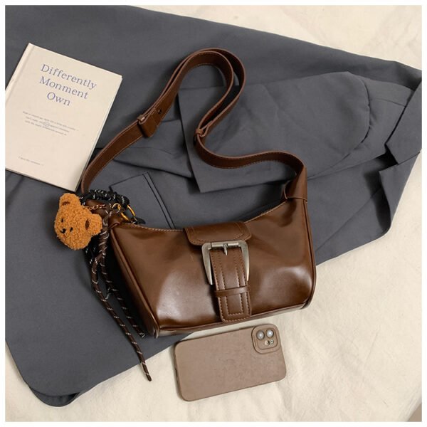 Autumn Winter Retro Niche Design One-Shoulder Crossbody Commuter Dumpling Bag
