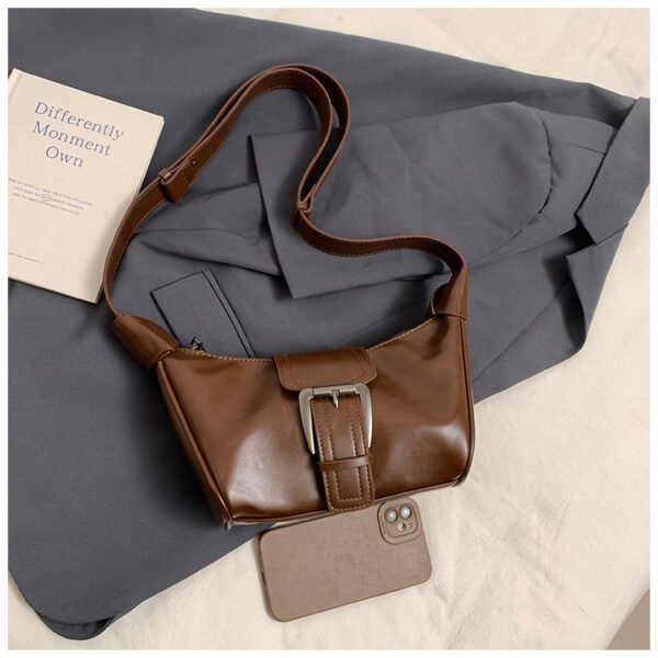 Autumn Winter Retro Niche Design One-Shoulder Crossbody Commuter Dumpling Bag
