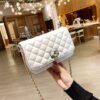 Bags Women's Messenger Bags Diamond Chain Pu Women's Bags Fashionable All-Match Small Square Bag Ladies Shoulder Bag