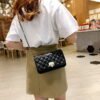 Bags Women's Messenger Bags Diamond Chain Pu Women's Bags Fashionable All-Match Small Square Bag Ladies Shoulder Bag