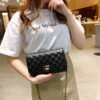 Bags Women's Messenger Bags Diamond Chain Pu Women's Bags Fashionable All-Match Small Square Bag Ladies Shoulder Bag