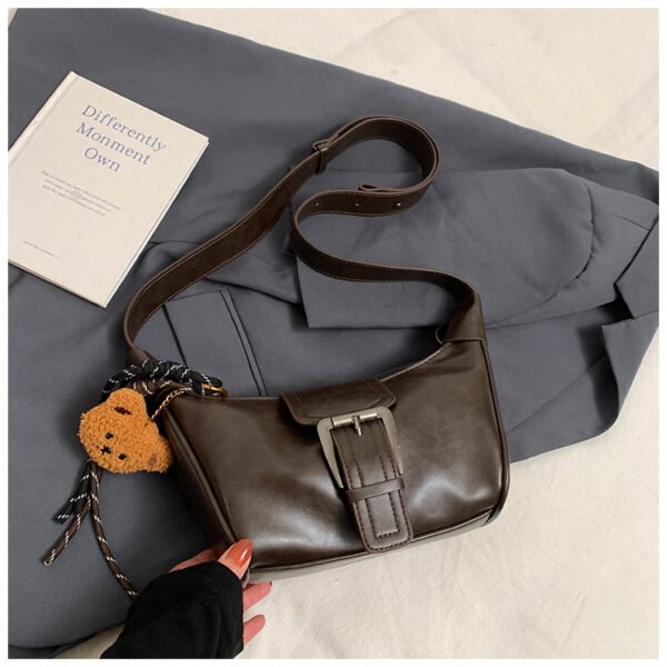 Autumn Winter Retro Niche Design One-Shoulder Crossbody Commuter Dumpling Bag