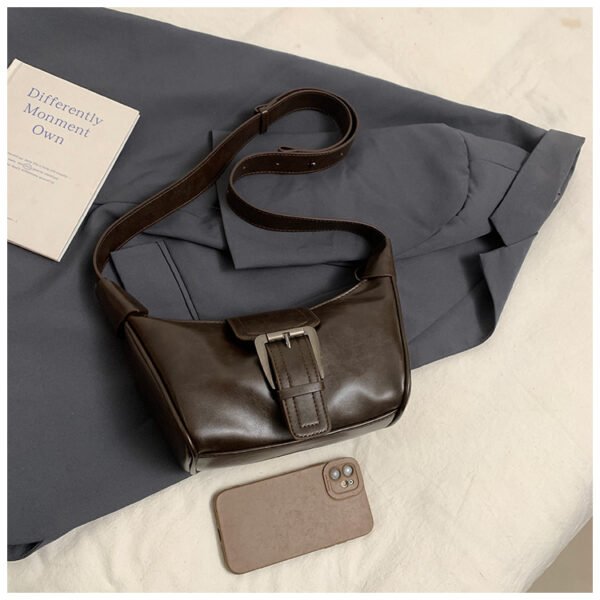 Autumn Winter Retro Niche Design One-Shoulder Crossbody Commuter Dumpling Bag