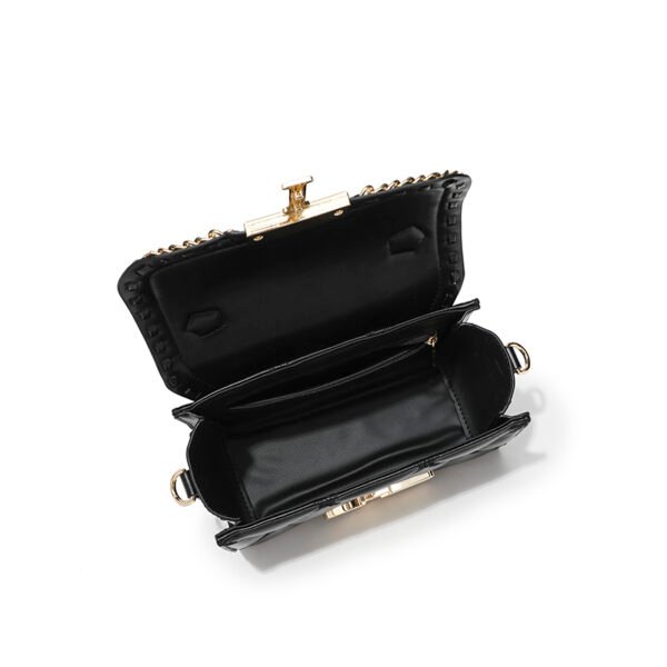 High-grade embroidered small square bag autumn new arrival letter buckle chain hand-held underarm bag shoulder bag women's trendy bag