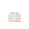 Pleated Diamond Chain Small Square Bag