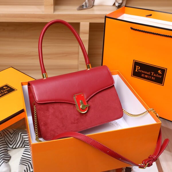 Large Capacity Red Handbag